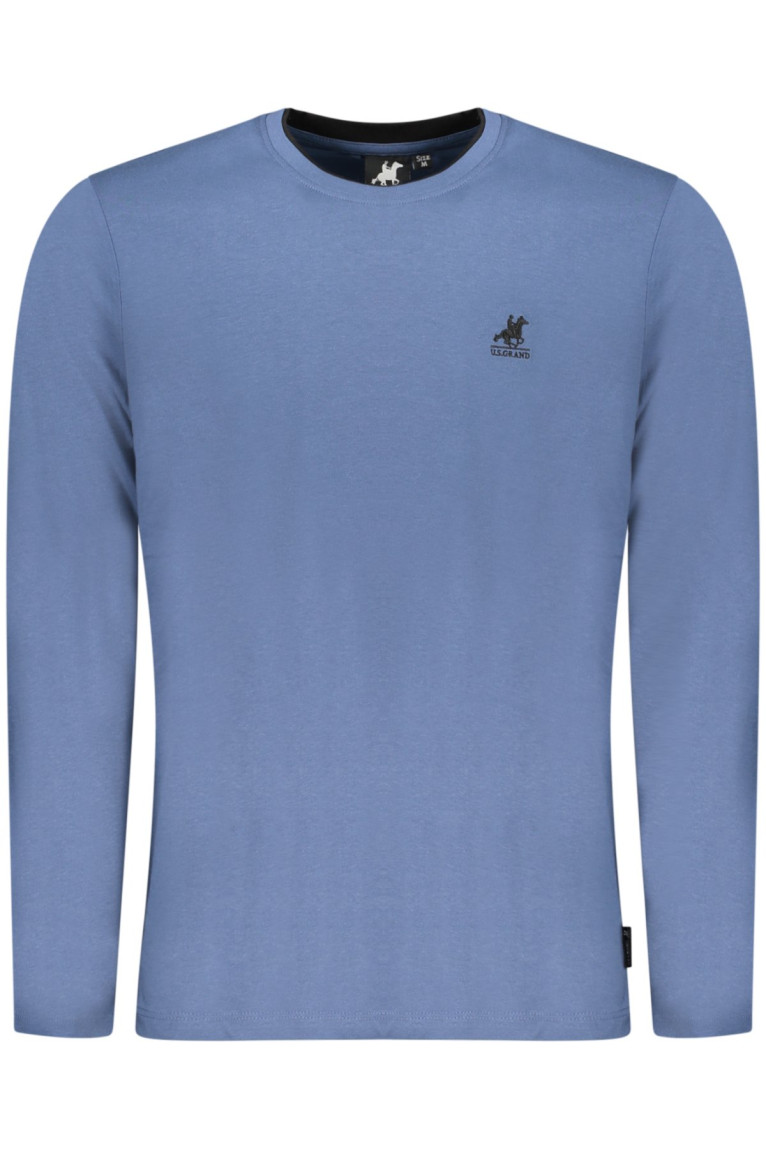 T-shirt à manches longues bleu US GRAND pour homme U.S. GRAND
