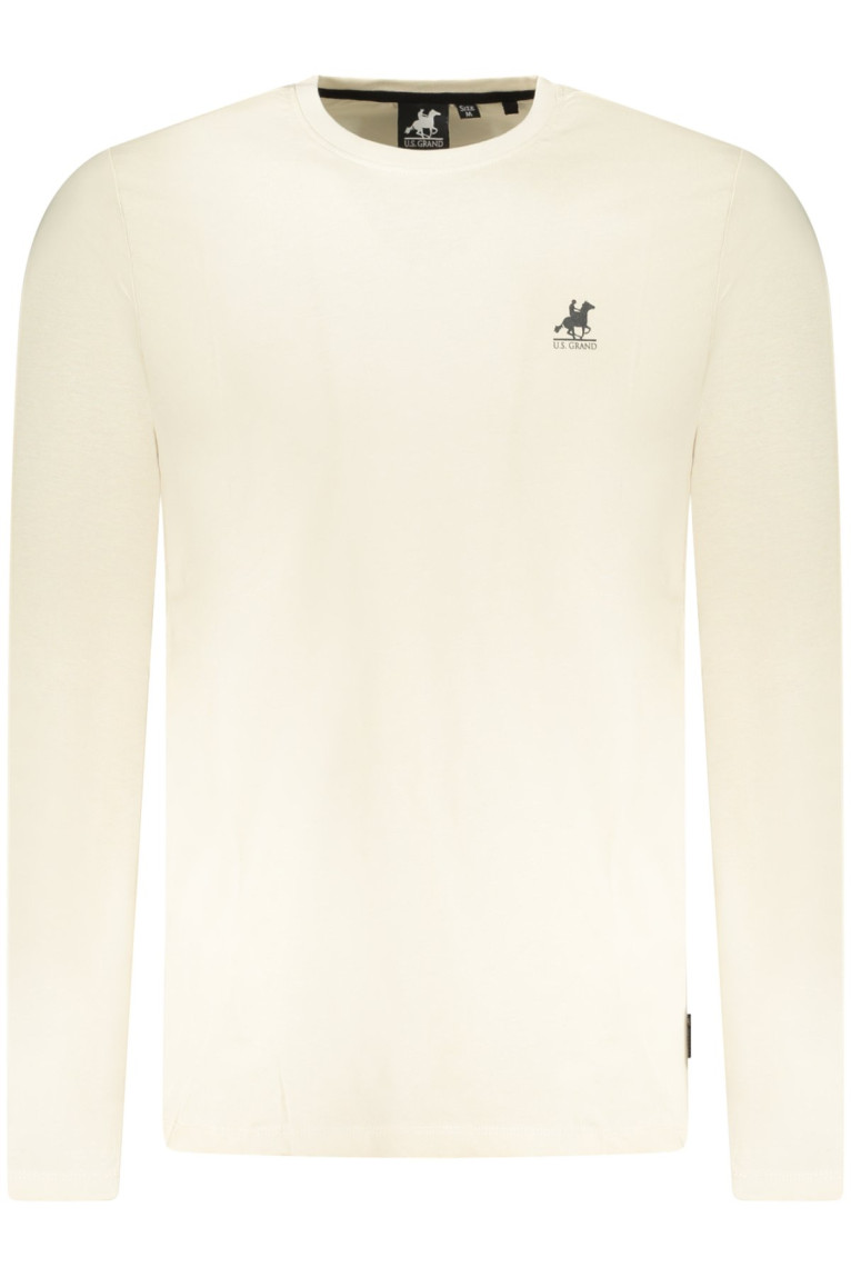 T-shirt beige à manches longues pour homme US GRAND U.S. GRAND