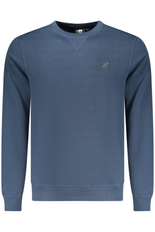 SWEAT-SHIRT BLEU À FERMETURE ÉCLAIR POUR HOMME US GRAND U.S. GRAND