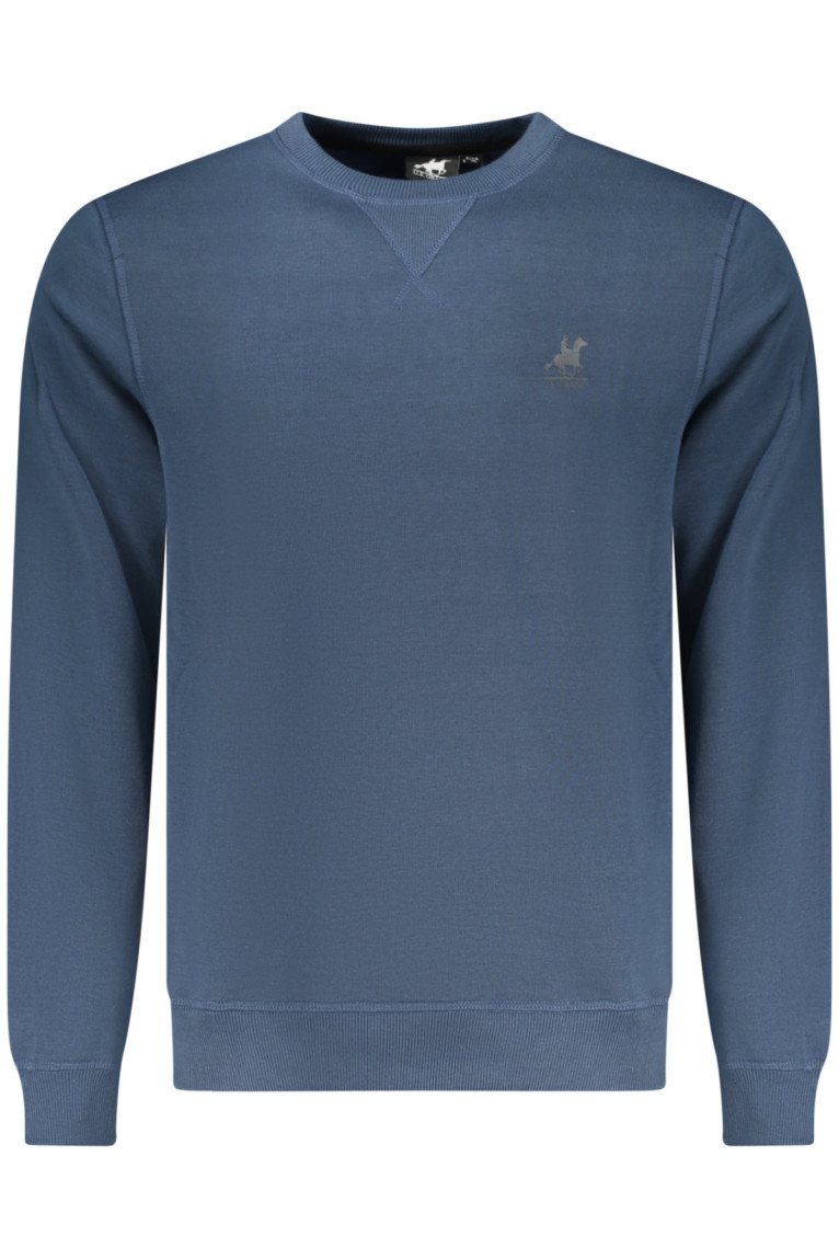 SWEAT-SHIRT BLEU À FERMETURE ÉCLAIR POUR HOMME US GRAND U.S. GRAND