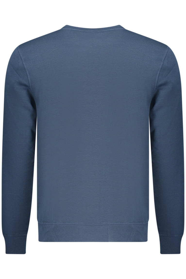 SWEAT-SHIRT BLEU À FERMETURE ÉCLAIR POUR HOMME US GRAND U.S. GRAND