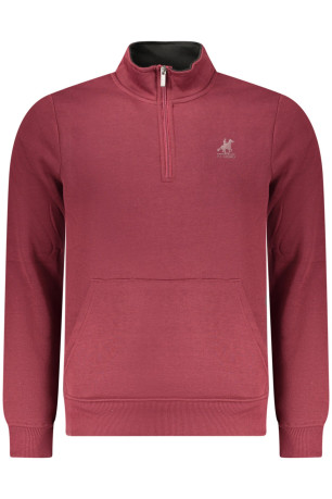 SWEAT-SHIRT ROUGE À FERMETURE ÉCLAIR POUR HOMME US GRAND U.S. GRAND