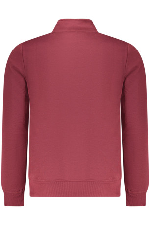SWEAT-SHIRT ROUGE À FERMETURE ÉCLAIR POUR HOMME US GRAND U.S. GRAND