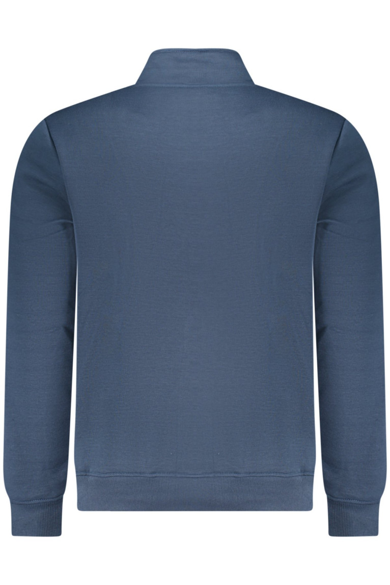 SWEAT-SHIRT BLEU À FERMETURE ÉCLAIR POUR HOMME US GRAND U.S. GRAND