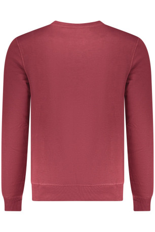SWEAT-SHIRT ROUGE À FERMETURE ÉCLAIR POUR HOMME US GRAND U.S. GRAND