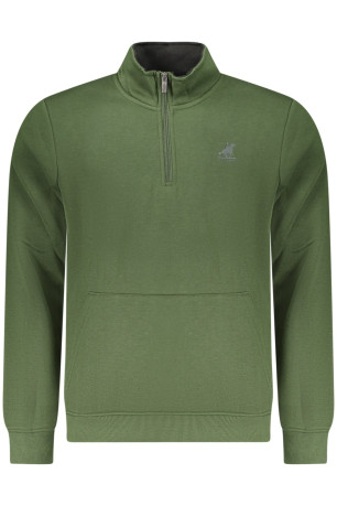 SWEAT-SHIRT VERT À FERMETURE ÉCLAIR POUR HOMME US GRAND U.S. GRAND