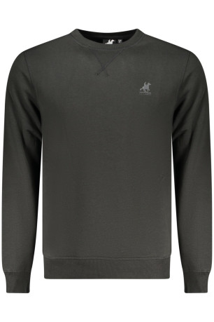 SWEAT-SHIRT NOIR À FERMETURE ÉCLAIR POUR HOMME US GRAND U.S. GRAND