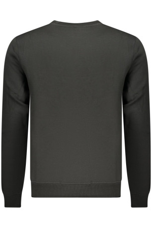 SWEAT-SHIRT NOIR À FERMETURE ÉCLAIR POUR HOMME US GRAND U.S. GRAND