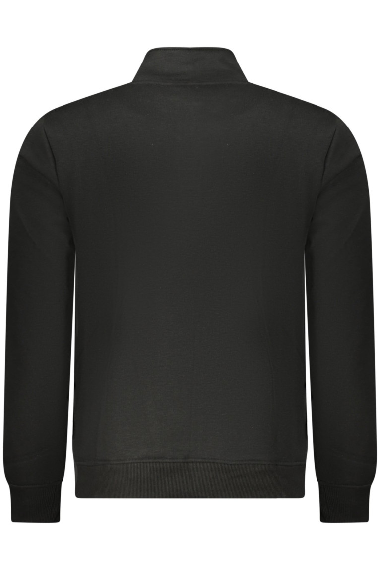 SWEAT-SHIRT NOIR À FERMETURE ÉCLAIR POUR HOMME US GRAND U.S. GRAND
