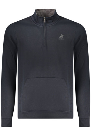 SWEAT-SHIRT BLEU À FERMETURE ÉCLAIR POUR HOMME US GRAND U.S. GRAND