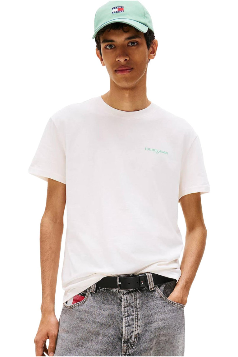 TShirt MC logo coton Tommy Jeans