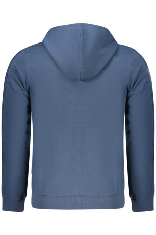 SWEAT-SHIRT BLEU À FERMETURE ÉCLAIR POUR HOMME US GRAND U.S. GRAND
