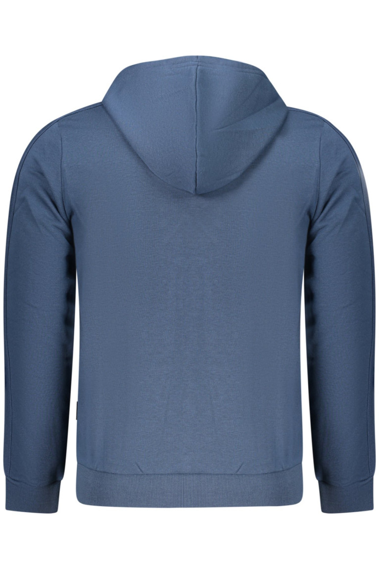 SWEAT-SHIRT BLEU À FERMETURE ÉCLAIR POUR HOMME US GRAND U.S. GRAND