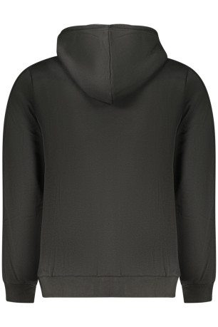 SWEAT-SHIRT NOIR À FERMETURE ÉCLAIR POUR HOMME US GRAND U.S. GRAND
