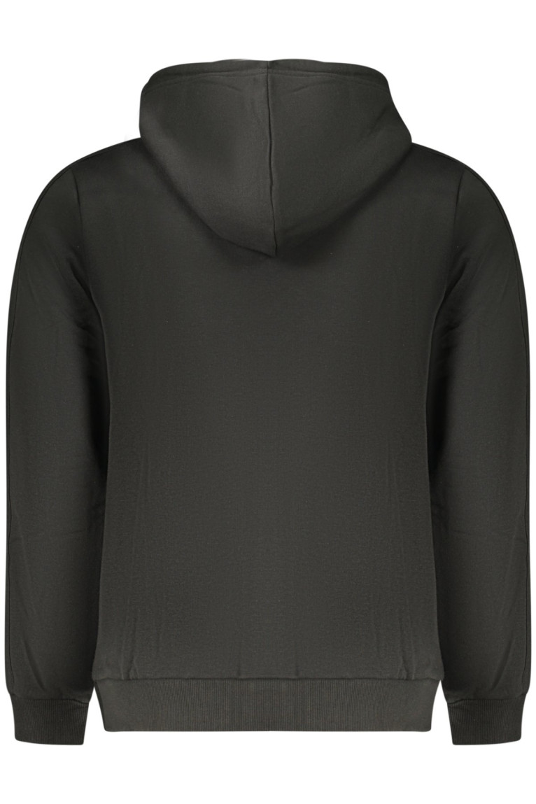 SWEAT-SHIRT NOIR À FERMETURE ÉCLAIR POUR HOMME US GRAND U.S. GRAND