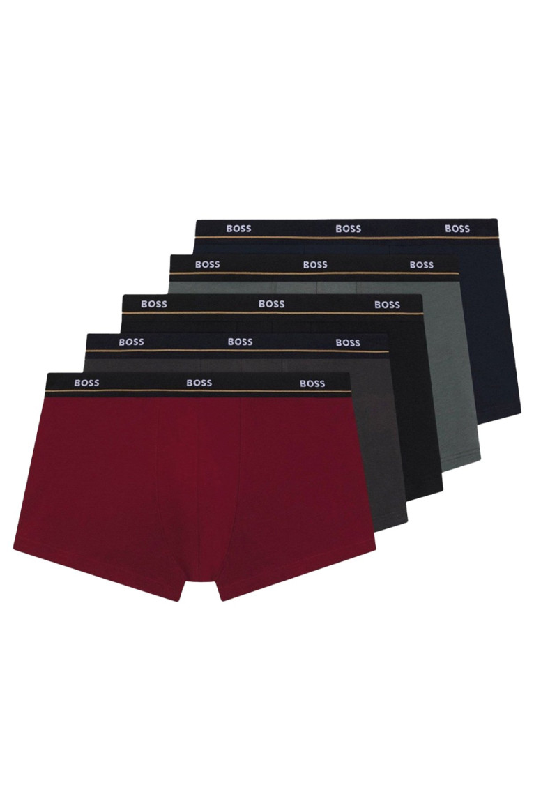 Pack de 5 boxers coton stretch Hugo boss