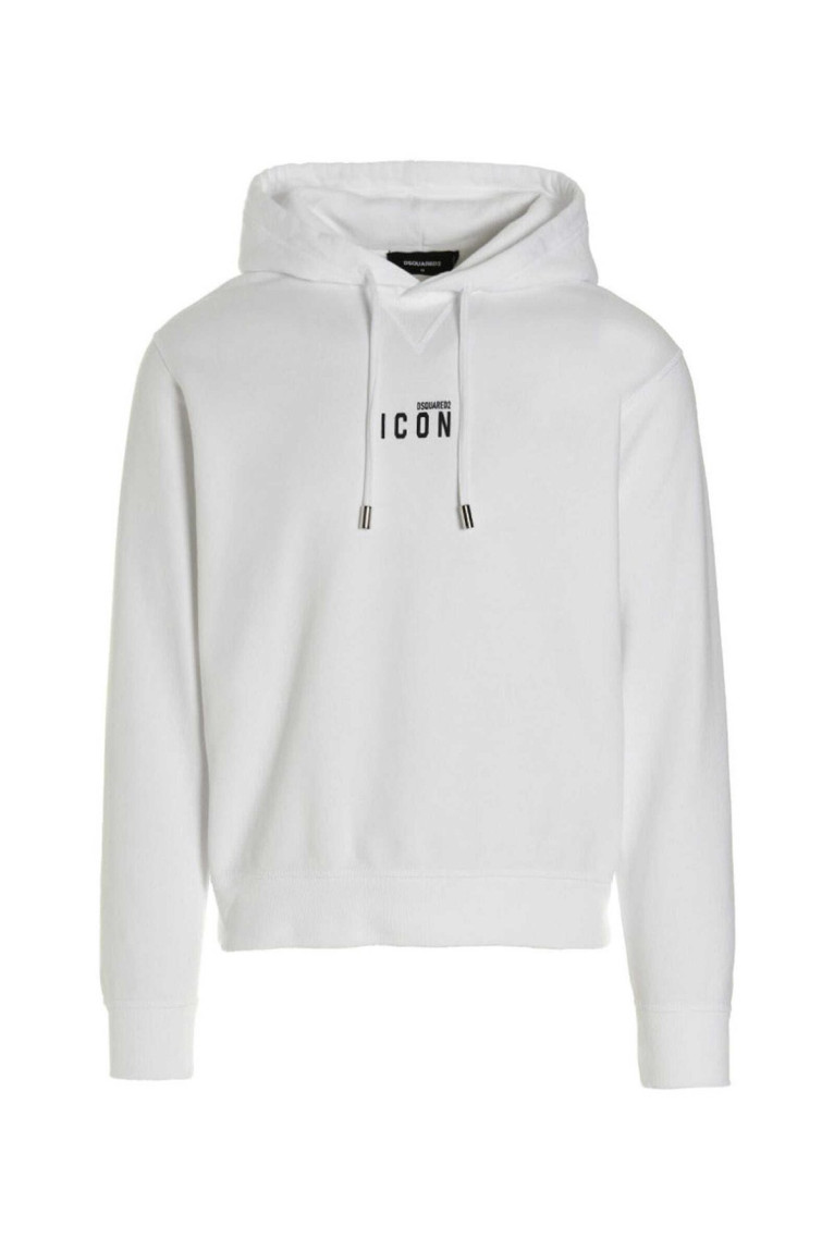 Sweat capuche print logo Dsquared2