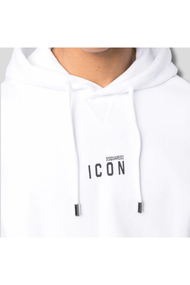 Sweat capuche print logo Dsquared2