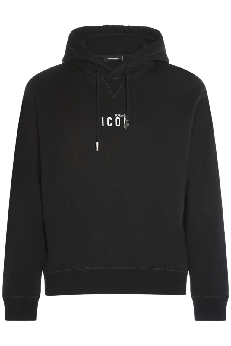 Sweat capuche print logo Dsquared2