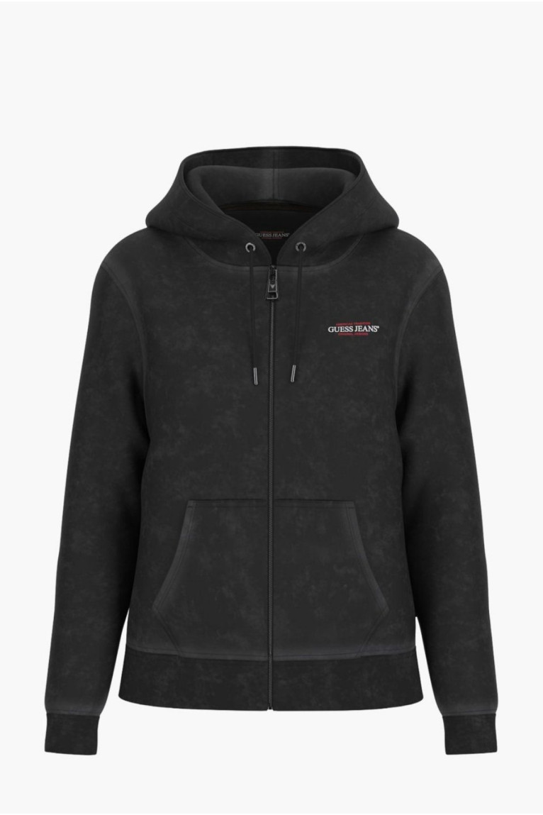 Sweat à capuche zippé Guess jeans