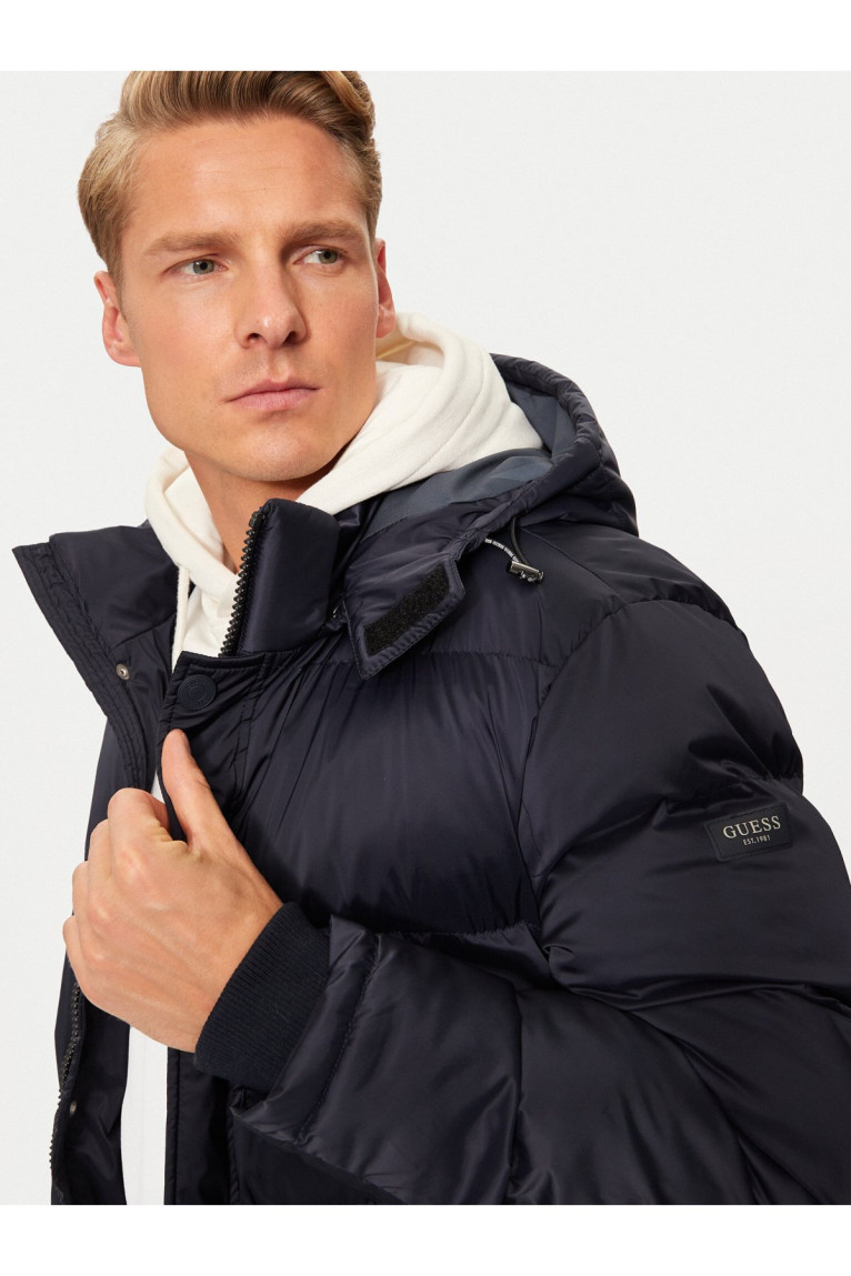 Doudoune capuche Guess jeans