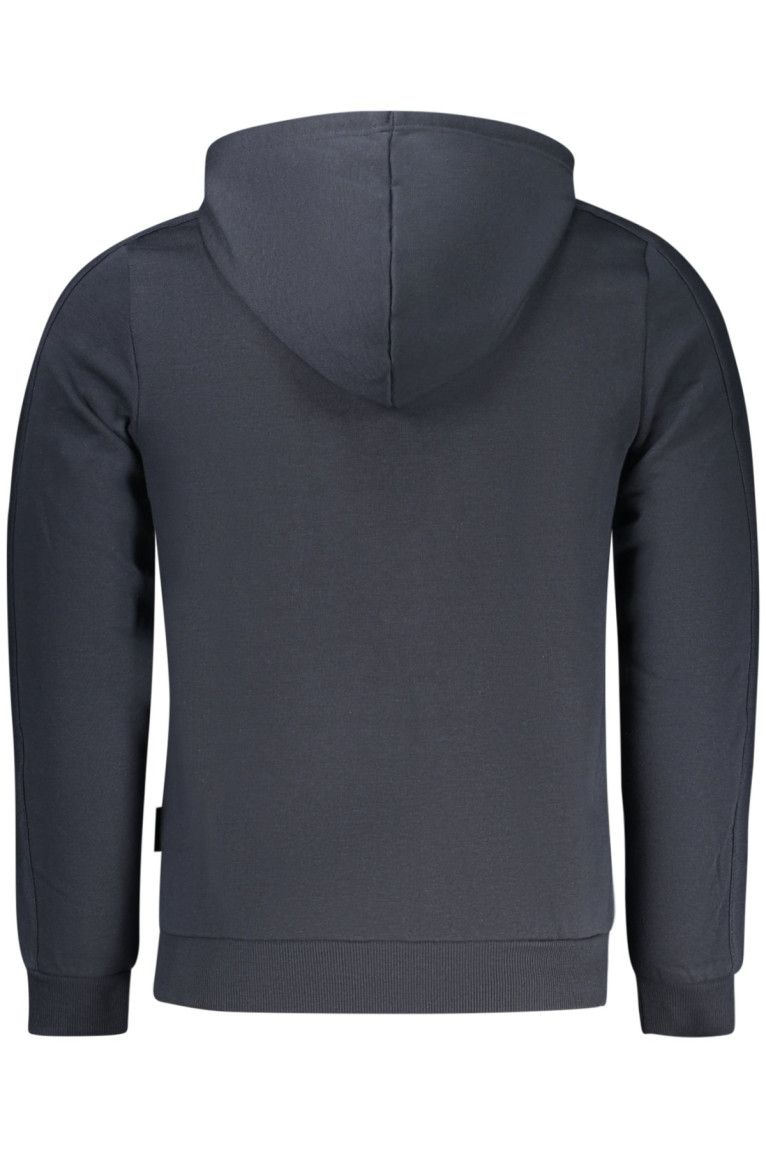 SWEAT-SHIRT BLEU À FERMETURE ÉCLAIR POUR HOMME US GRAND U.S. GRAND