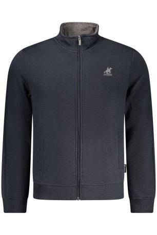 SWEAT-SHIRT BLEU À FERMETURE ÉCLAIR POUR HOMME US GRAND U.S. GRAND