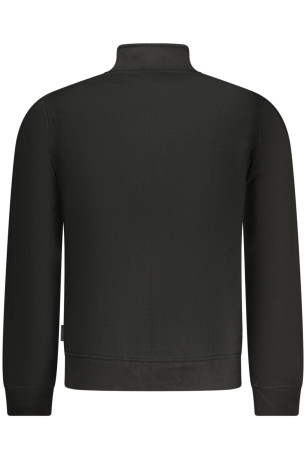 SWEAT-SHIRT NOIR À FERMETURE ÉCLAIR POUR HOMME US GRAND U.S. GRAND