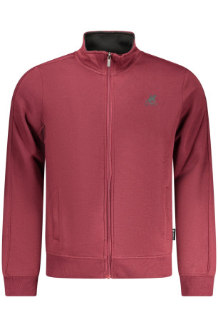 SWEAT-SHIRT FERMETURE ÉCLAIR ROUGE POUR HOMME US GRAND U.S. GRAND
