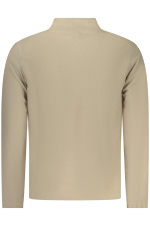 SWEAT-SHIRT BEIGE À FERMETURE ÉCLAIR POUR HOMME US GRAND U.S. GRAND