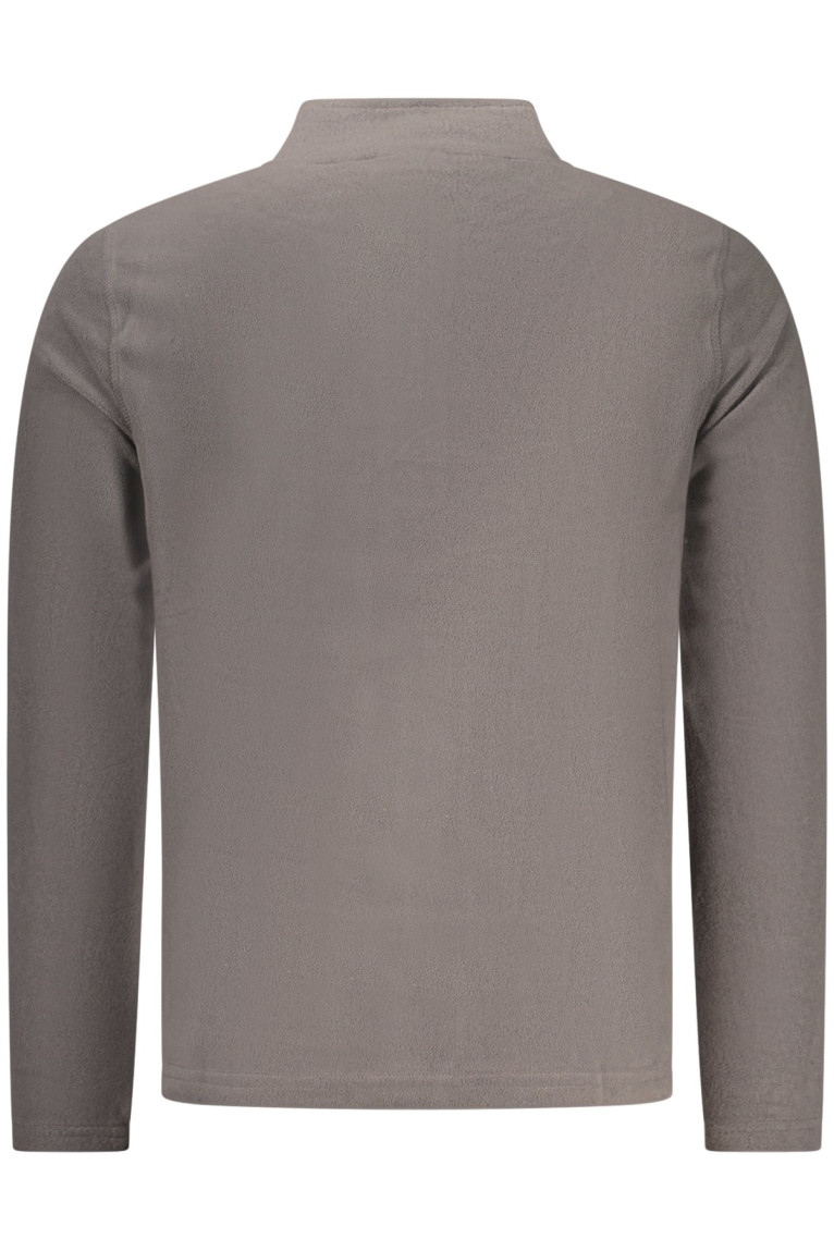 SWEAT-SHIRT GRIS À FERMETURE ÉCLAIR POUR HOMME US GRAND U.S. GRAND