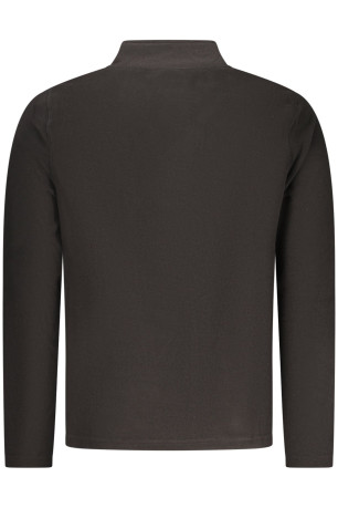 SWEAT-SHIRT NOIR À FERMETURE ÉCLAIR POUR HOMME US GRAND U.S. GRAND