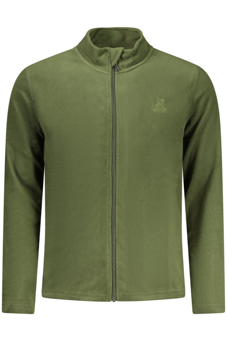 SWEAT-SHIRT VERT À FERMETURE ÉCLAIR POUR HOMME US GRAND U.S. GRAND