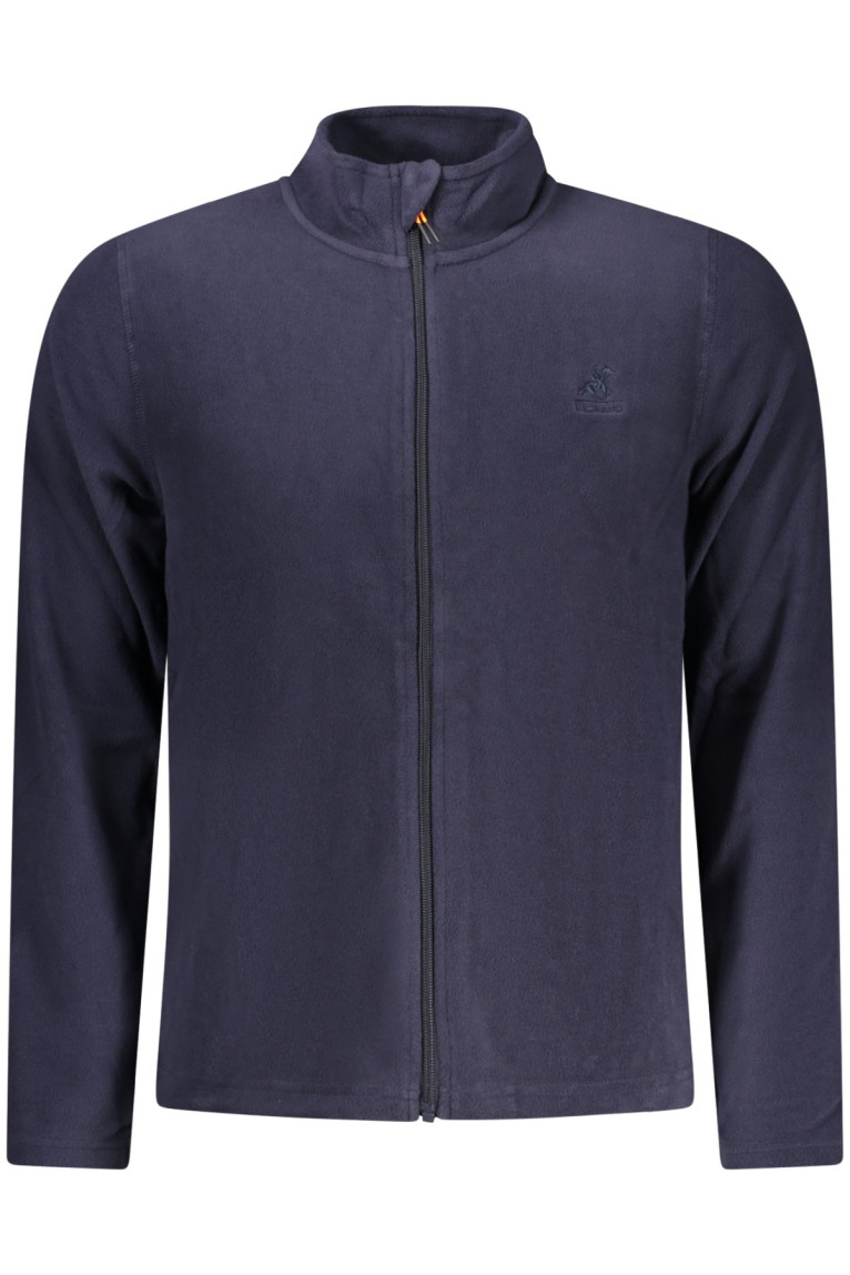 SWEAT-SHIRT BLEU À FERMETURE ÉCLAIR POUR HOMME US GRAND U.S. GRAND