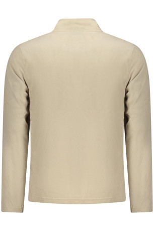 SWEAT-SHIRT BEIGE À FERMETURE ÉCLAIR POUR HOMME US GRAND U.S. GRAND