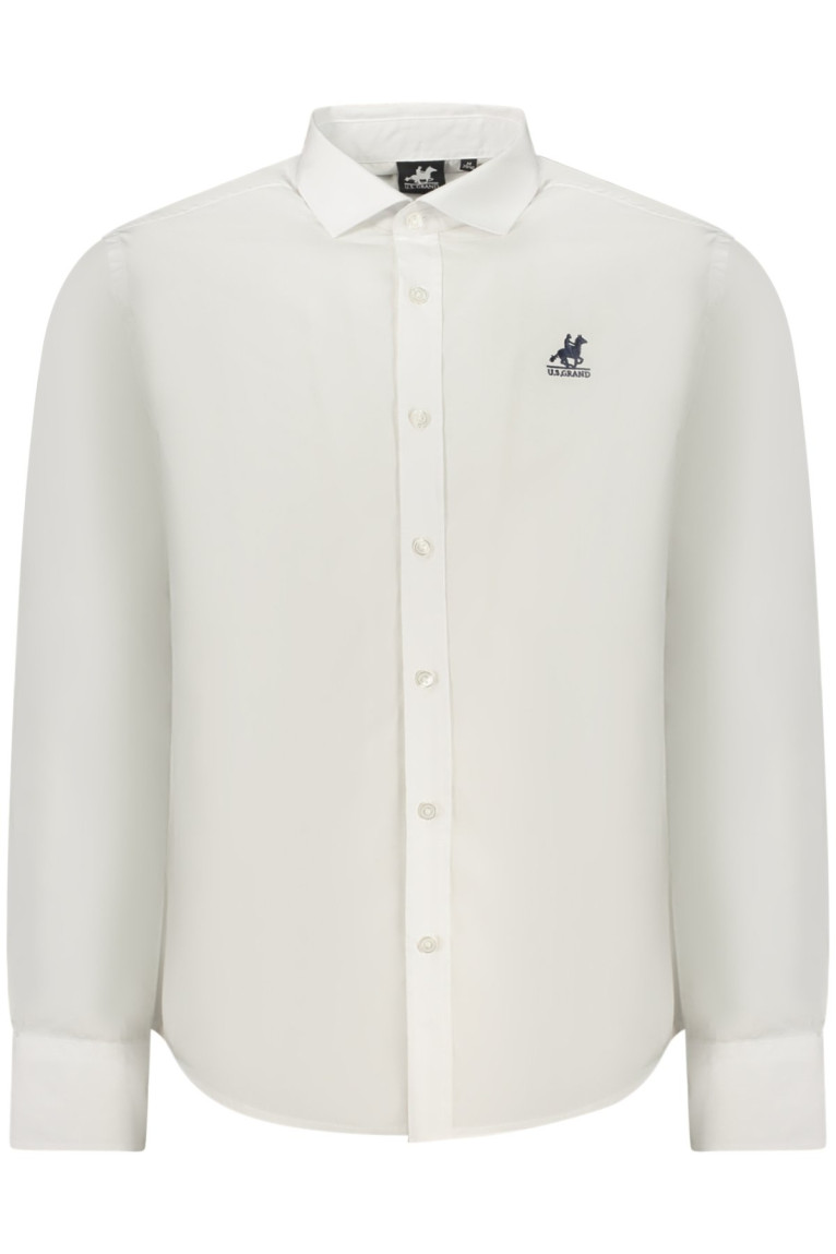 CHEMISE BLANCHE À MANCHES LONGUES POUR HOMME US GRAND U.S. GRAND