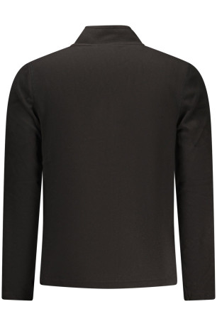 SWEAT-SHIRT NOIR À FERMETURE ÉCLAIR POUR HOMME US GRAND U.S. GRAND