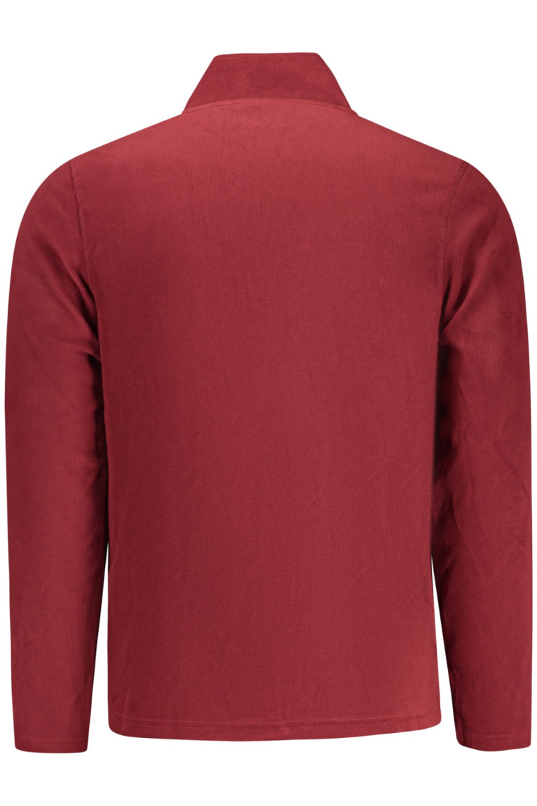 SWEAT-SHIRT FERMETURE ÉCLAIR ROUGE POUR HOMME US GRAND U.S. GRAND