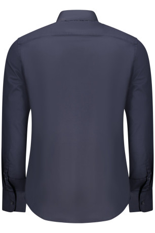 CHEMISE À MANCHES LONGUES BLEUE POUR HOMME US GRAND U.S. GRAND
