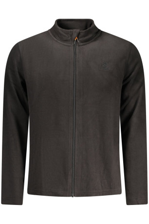 SWEAT-SHIRT NOIR À FERMETURE ÉCLAIR POUR HOMME US GRAND U.S. GRAND