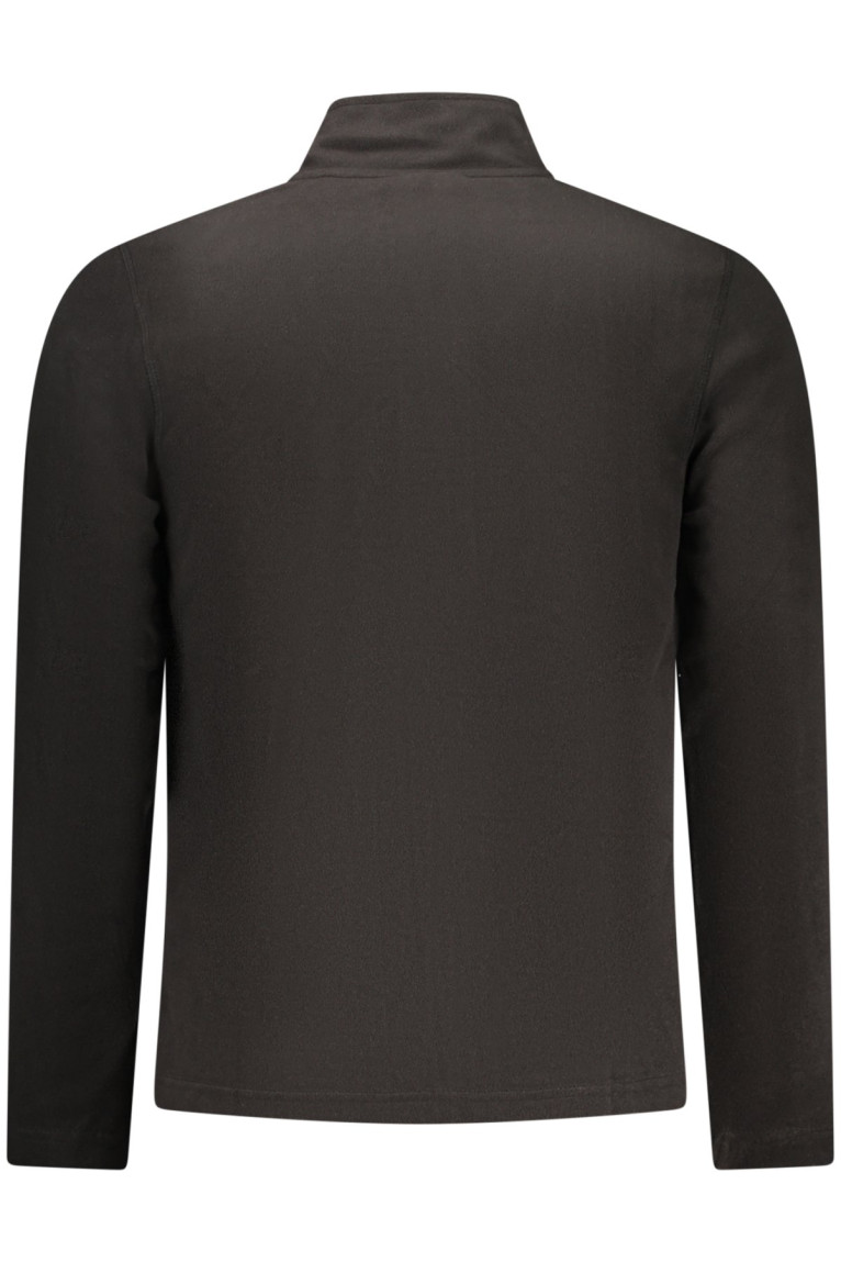 SWEAT-SHIRT NOIR À FERMETURE ÉCLAIR POUR HOMME US GRAND U.S. GRAND