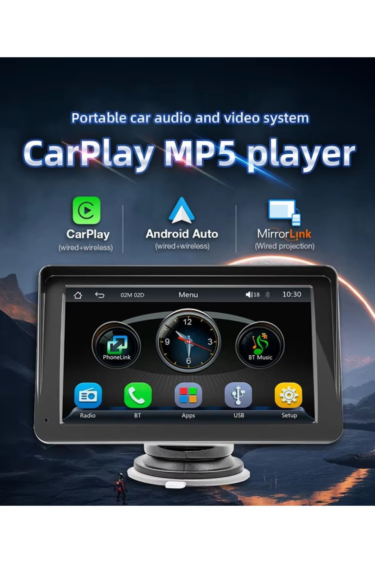 Écran CarPlay HD tactile 7 pouces I NEED ME ONE
