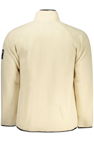 SWEAT-SHIRT BLANC À FERMETURE ÉCLAIR POUR HOMME US GRAND U.S. GRAND