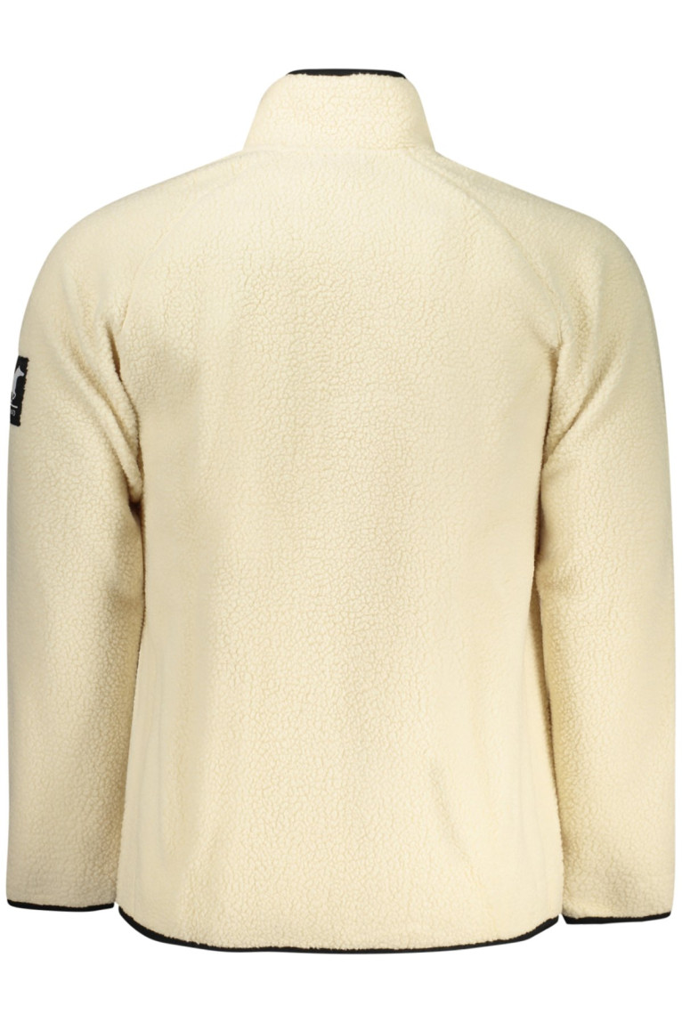 SWEAT-SHIRT BLANC À FERMETURE ÉCLAIR POUR HOMME US GRAND U.S. GRAND