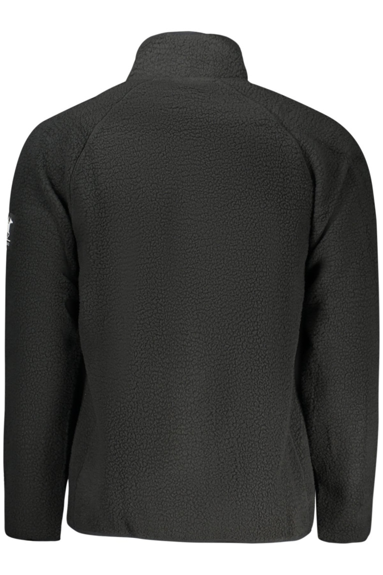 SWEAT-SHIRT NOIR À FERMETURE ÉCLAIR POUR HOMME US GRAND U.S. GRAND