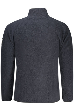 SWEAT-SHIRT BLEU À FERMETURE ÉCLAIR POUR HOMME US GRAND U.S. GRAND