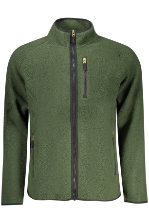 SWEAT-SHIRT VERT À FERMETURE ÉCLAIR POUR HOMME US GRAND U.S. GRAND