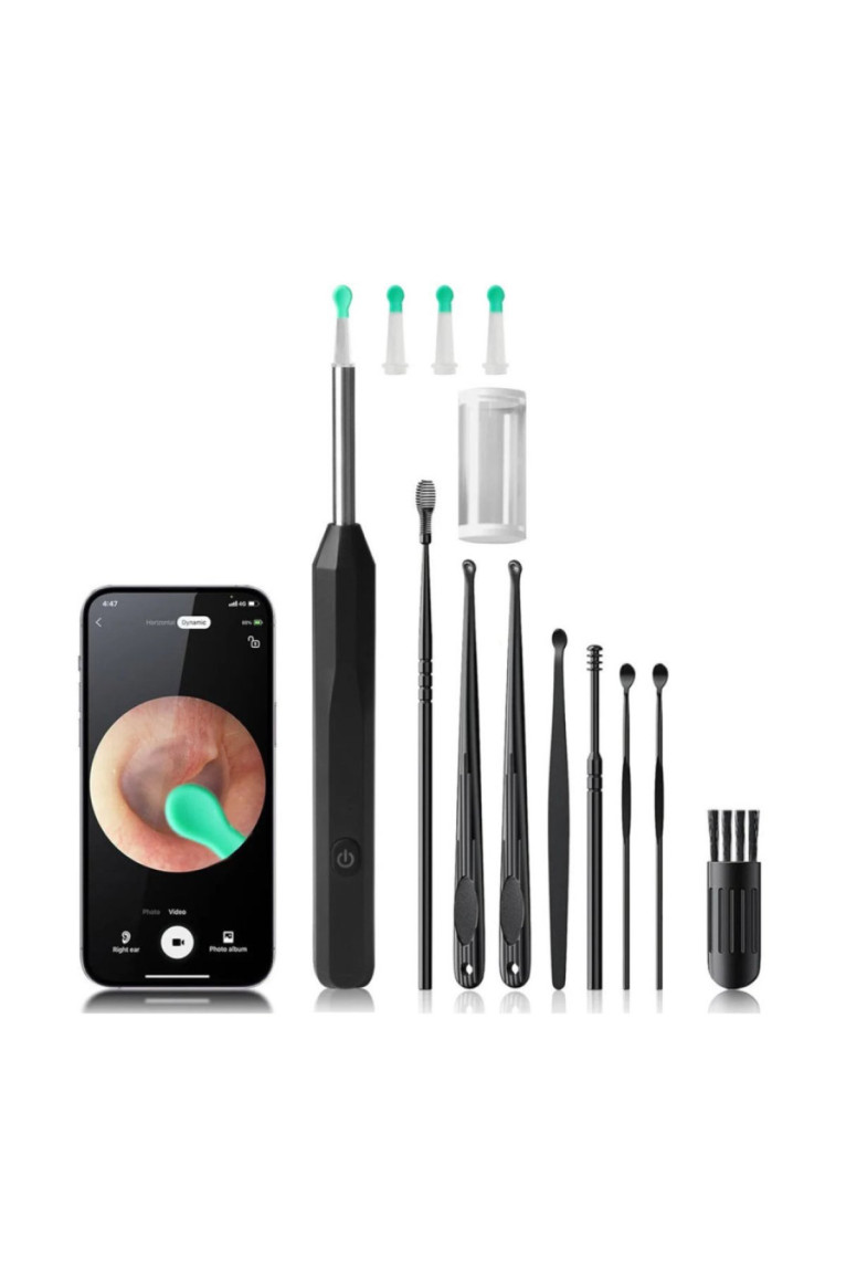 Otoscope de nettoyage d'oreille 1080P HD WiFi Platyne
