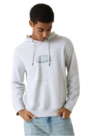 Sweat ML capuche coton Guess jeans