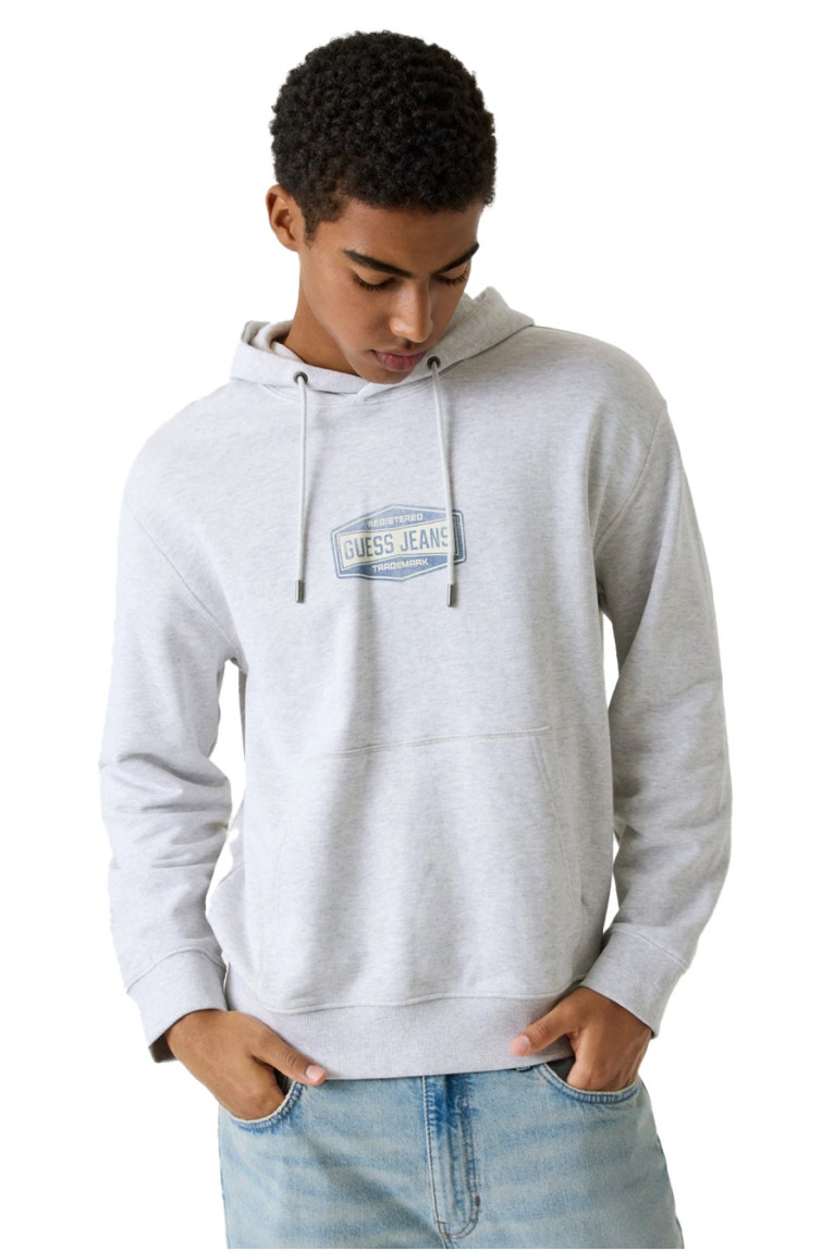 Sweat ML capuche coton Guess jeans